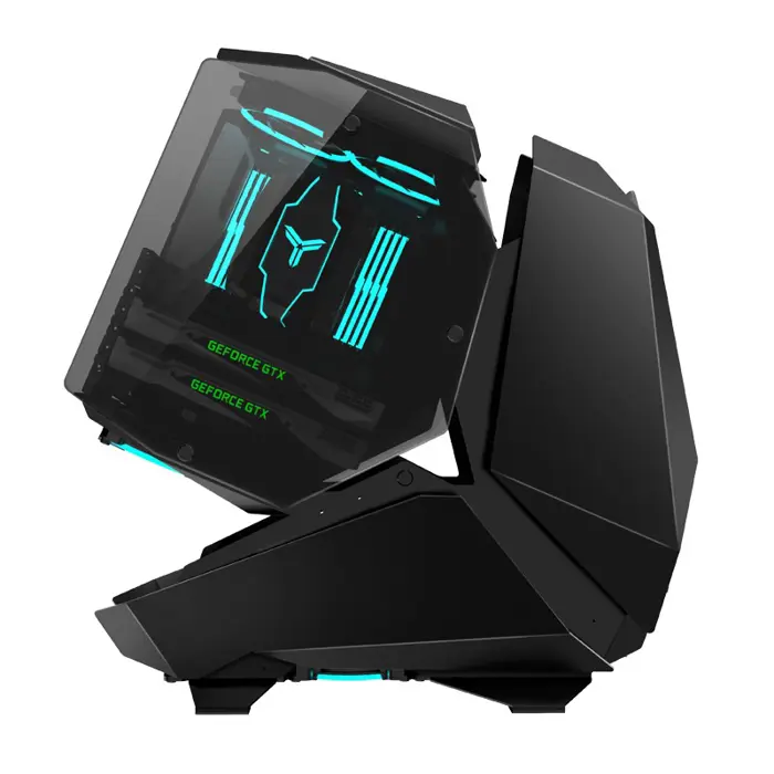 Jonsbo MOD5 Big-Tower Showcase, Tempered Glass - black