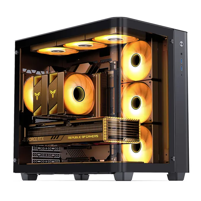 Jonsbo TK-3 - ATX case, black