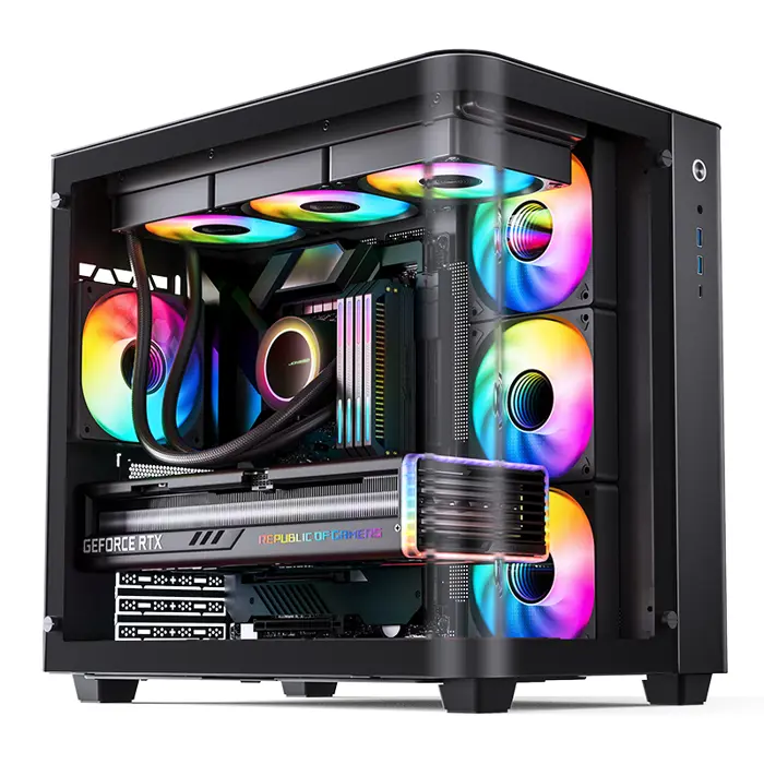 Jonsbo TK-3 - ATX case, black