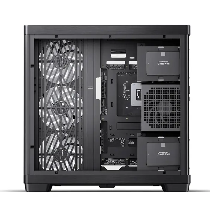 Jonsbo TK-4 Gehäuse, Midi-Tower, ATX, Tempered Glass - black