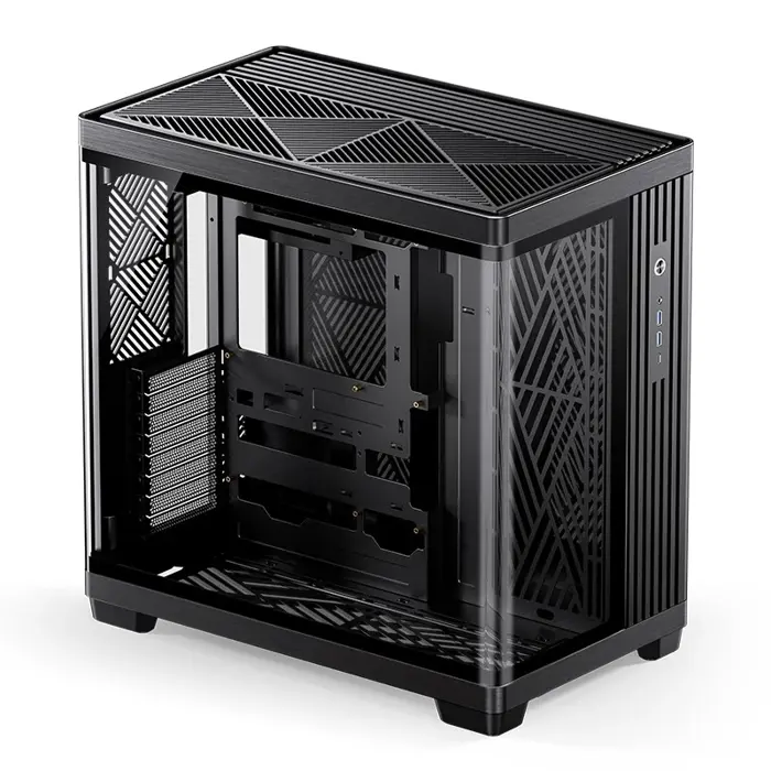 Jonsbo TK-4 Gehäuse, Midi-Tower, ATX, Tempered Glass - black
