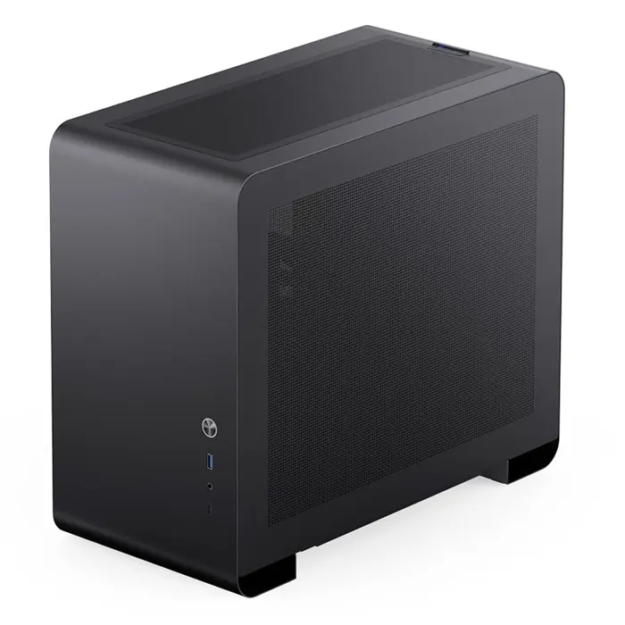 Jonsbo U4 Mini Micro-ATX Case, Tempered Glass - Black
