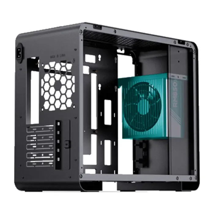 Jonsbo U4 Mini Micro-ATX Case, Tempered Glass - Black