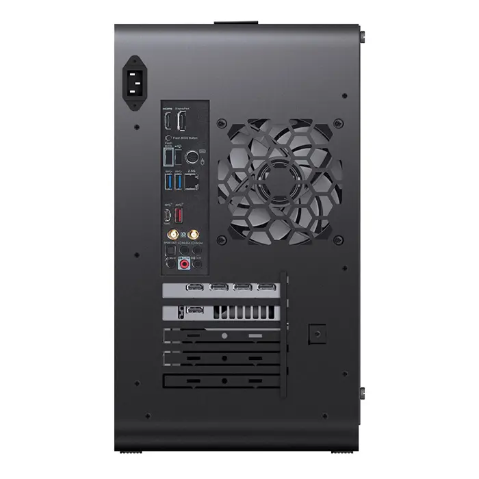Jonsbo U4 Mini Micro-ATX Case, Tempered Glass - Black