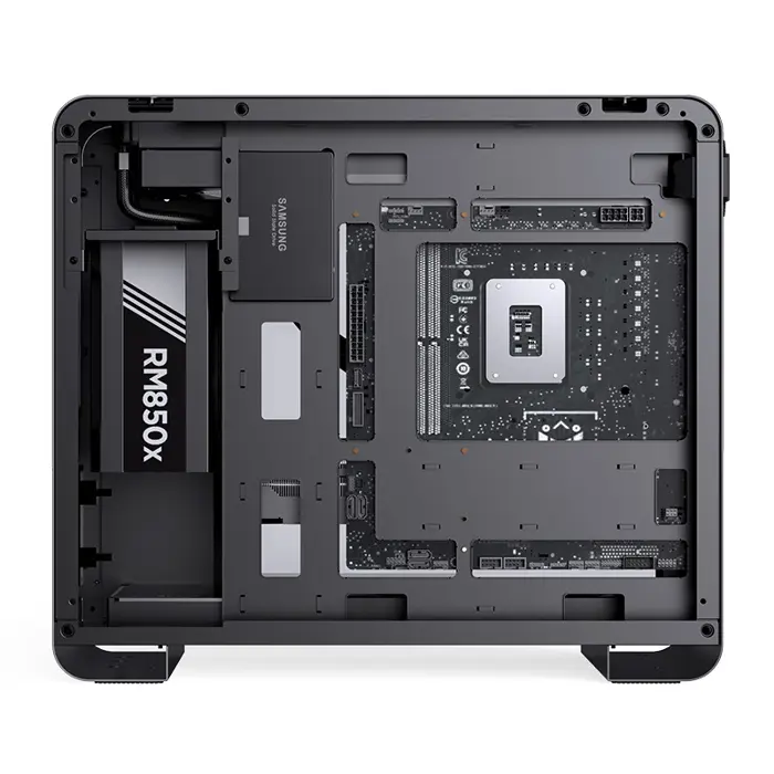 Jonsbo U4 Mini Micro-ATX Case, Tempered Glass - Black