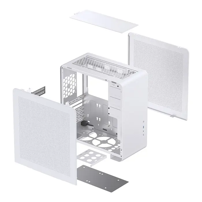 Jonsbo U4 Pro Mesh Midi-Tower - white