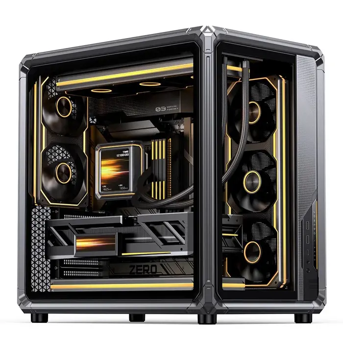 Jonsbo X400 PC-Gehäuse, Midi-Tower, ATX, Tempered Glass - grau