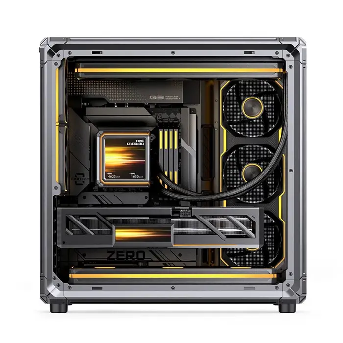 Jonsbo X400 PC-Gehäuse, Midi-Tower, ATX, Tempered Glass - grau
