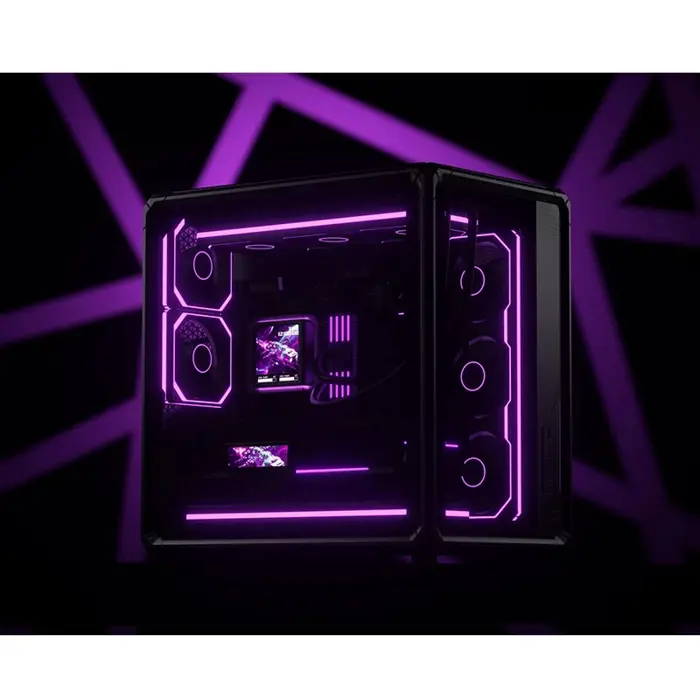 Jonsbo X400 PC-Gehäuse, Midi-Tower, ATX, Tempered Glass - grau