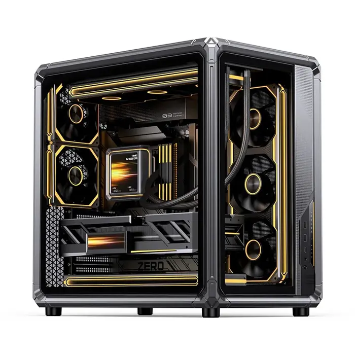 Jonsbo X400 PC-Gehäuse, Midi-Tower, ATX, Tempered Glass - grau