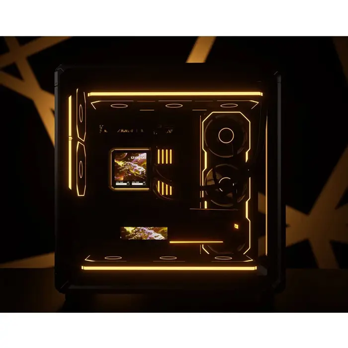 Jonsbo X400 PC-Gehäuse, Midi-Tower, ATX, Tempered Glass - grau
