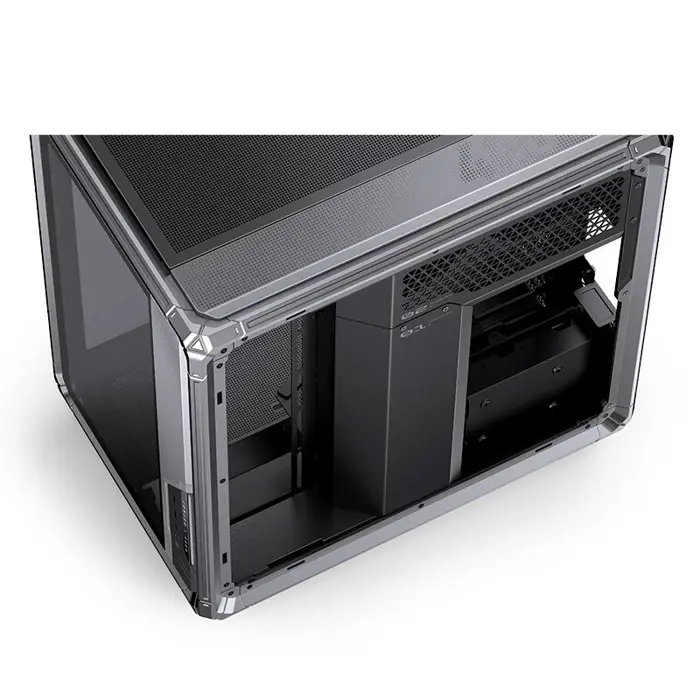 Jonsbo X400 PC-Gehäuse, Midi-Tower, ATX, Tempered Glass - grau