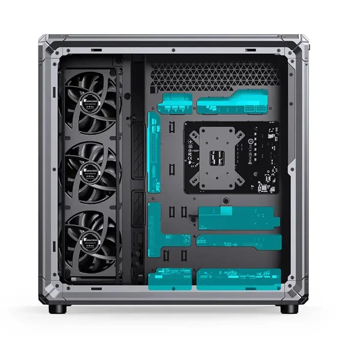 Jonsbo X400 PC-Gehäuse, Midi-Tower, ATX, Tempered Glass - grau