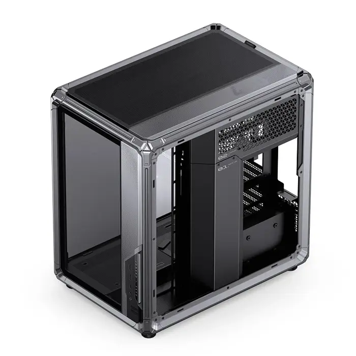 Jonsbo X400 PC-Gehäuse, Midi-Tower, ATX, Tempered Glass - grau