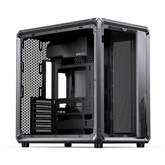 Jonsbo X400 PC-Gehäuse, Midi-Tower, ATX, Tempered Glass - grau