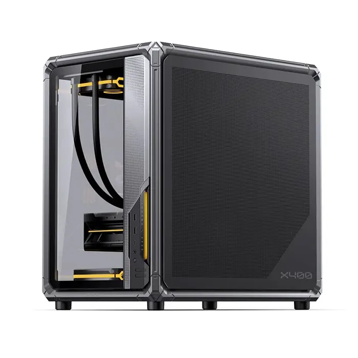Jonsbo X400 PC-Gehäuse, Midi-Tower, ATX, Tempered Glass - grau