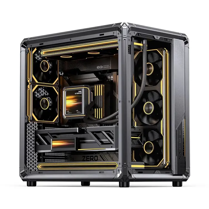Jonsbo X400 PC-Gehäuse, Midi-Tower, ATX, Tempered Glass - grau