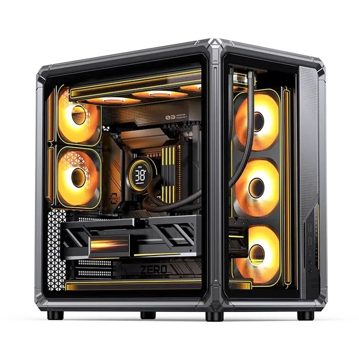 Jonsbo X400 PC-Gehäuse, Midi-Tower, ATX, Tempered Glass - grau