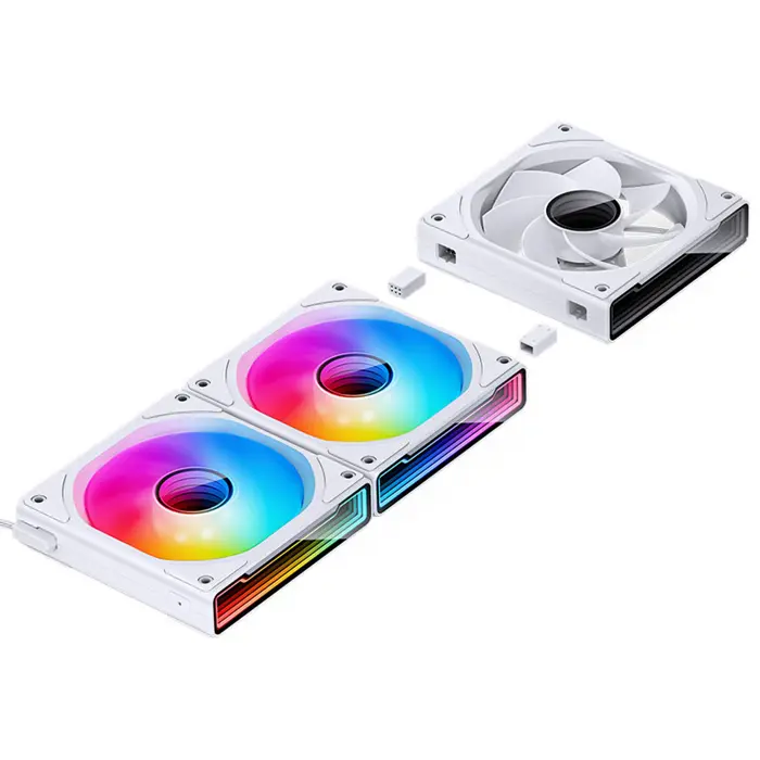 Jonsbo ZK-120WR 3in1 Lüfter - A-RGB, white Reverse-ZK-120WR 3 IN 1