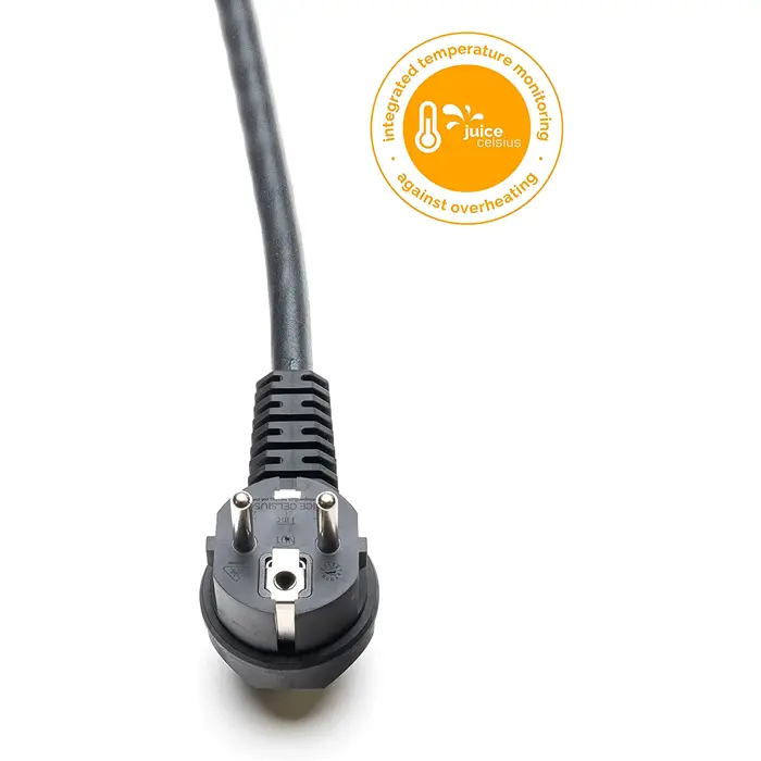 Juice Technology safety adapter JUICE CONNECTOR, CEE 7/7 EU CELSIUS (black, for JUICE BOOSTER 2, with temperature sensor)