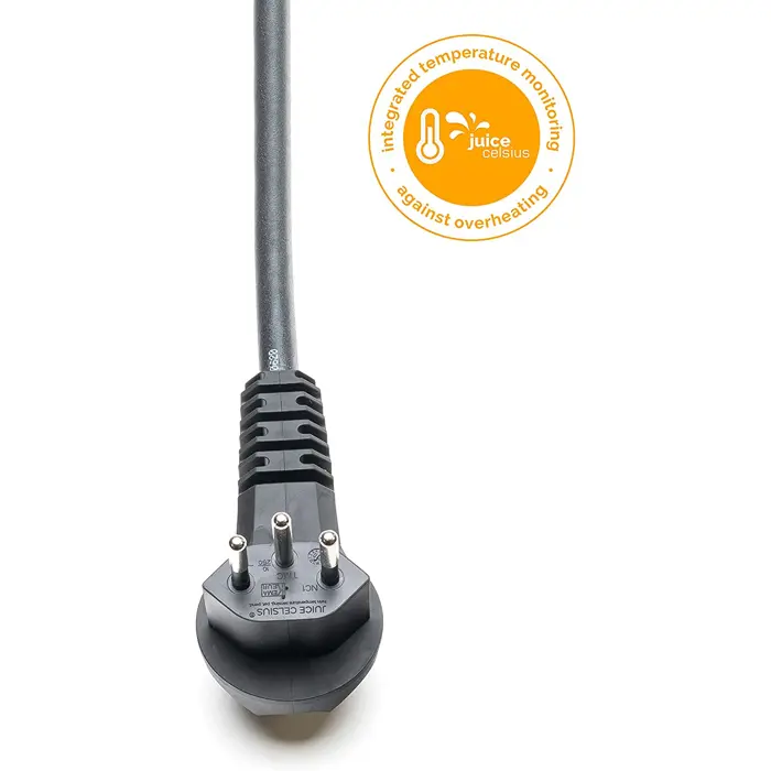 Juice Technology safety adapter JUICE CONNECTOR, T13 (CH) CELSIUS (black, for JUICE BOOSTER 2, with temperature sensor)
