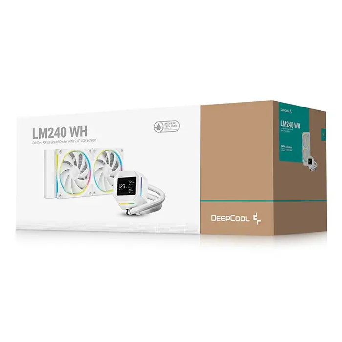 K Cooler Vodeno hlađenje Deepcool LM240 White