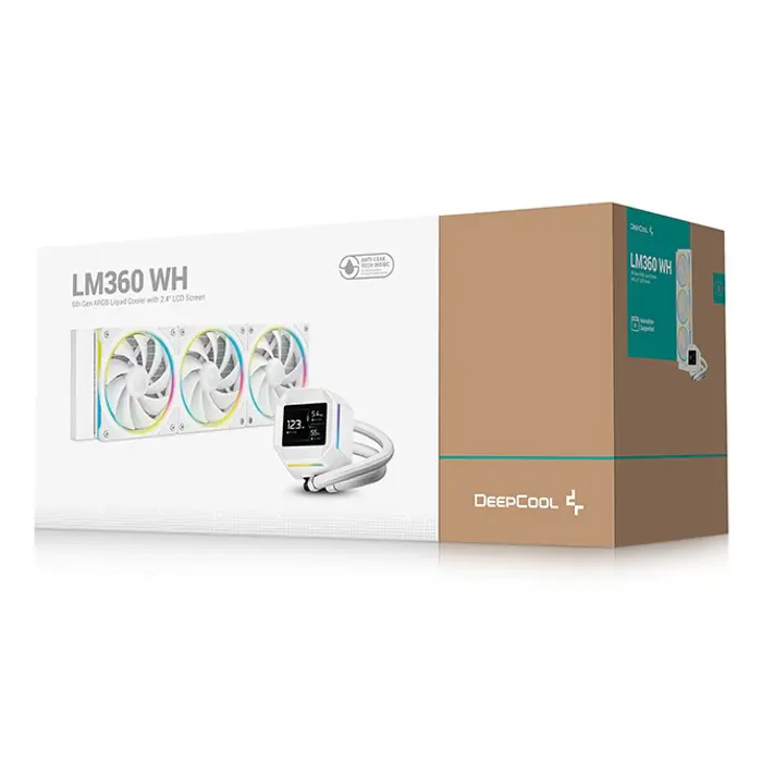 K Cooler Vodeno hlađenje Deepcool LM360 White