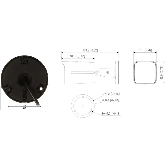 KAMERA IP DAHUA IPC-HFW1639TC-A-IL-0280B-S6