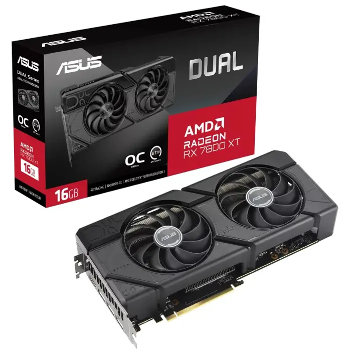 Karta graf. Asus Dual RX 7800 XT 16G