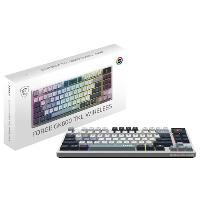 KB MSI FORGE GK600 TKL W SKY US