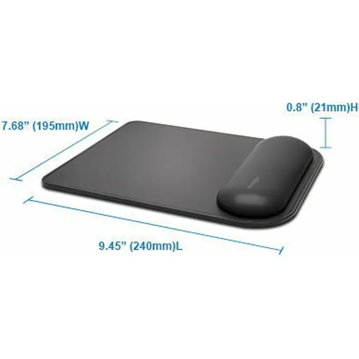 Kensington ErgoSoft wrist rest mouse pad - K52888EU