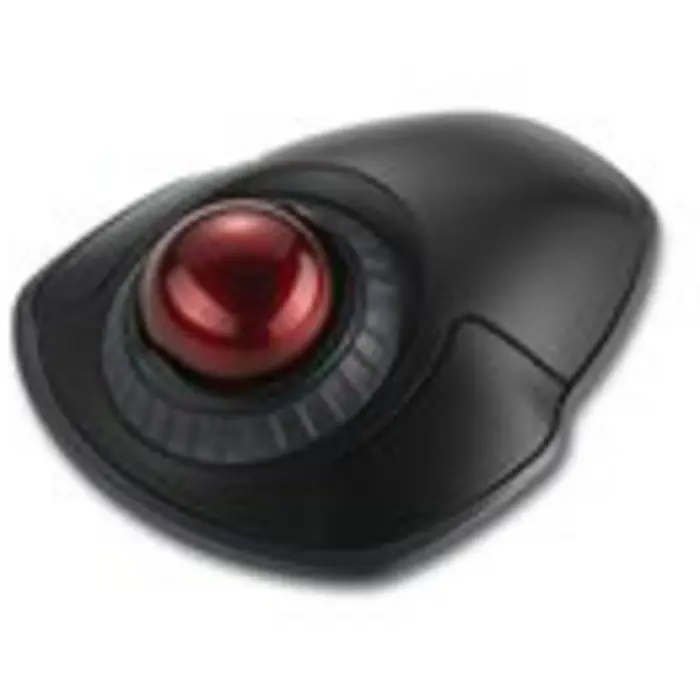 Kensington Orbit Wireless Trackball with Scroll Ring (black/red)