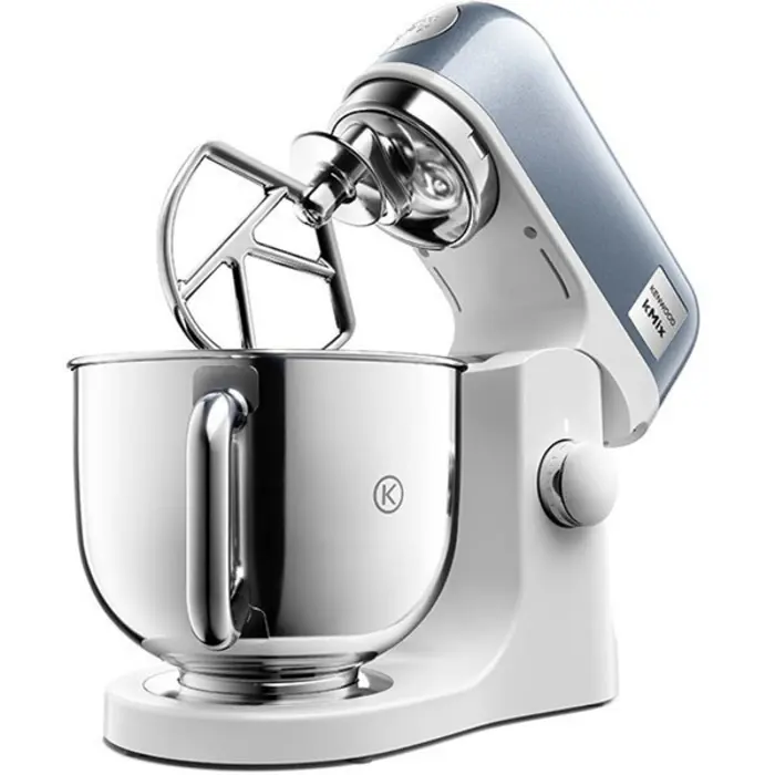 Kenwood kMix food processor KMX760BL metallic white/blue, 1,000 watts