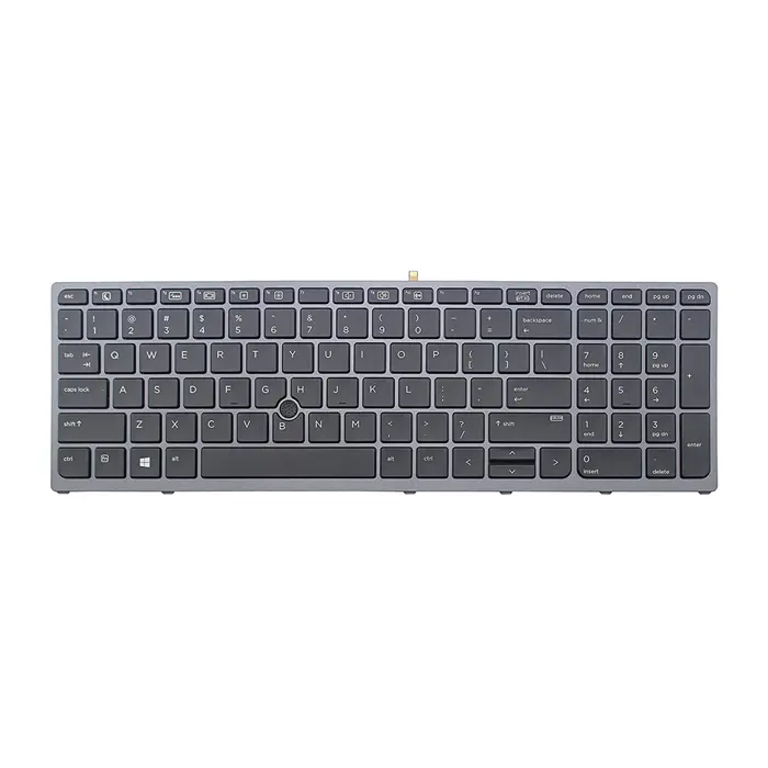Keyboard HP Zbook 15/17 G3/G4;backlit, trackpoint, small enter, P/N 848311-001