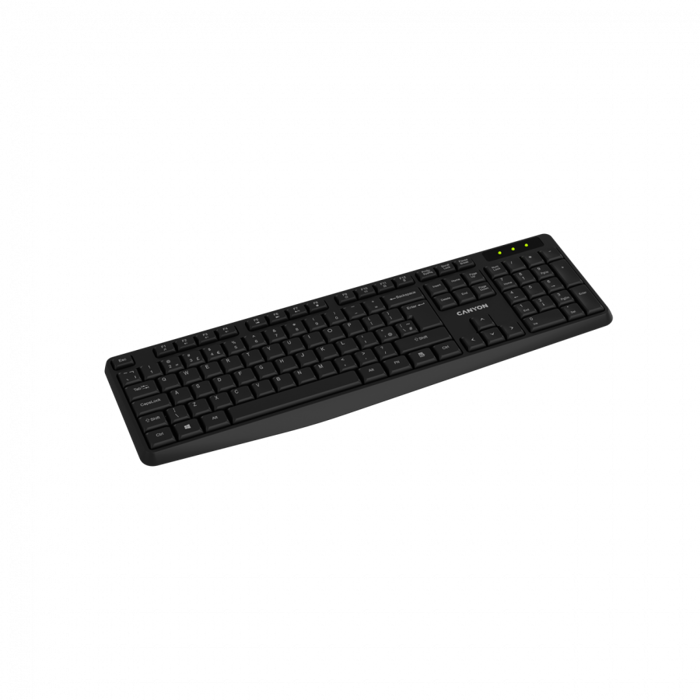 Keyboard KB-W01 EN/AD Wireless Black