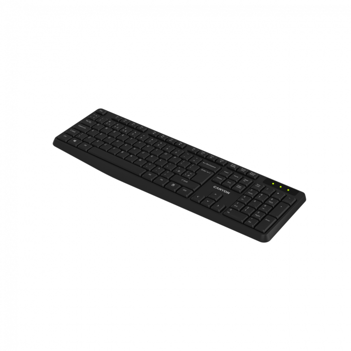 Keyboard KB-W01 EN/AD Wireless Black