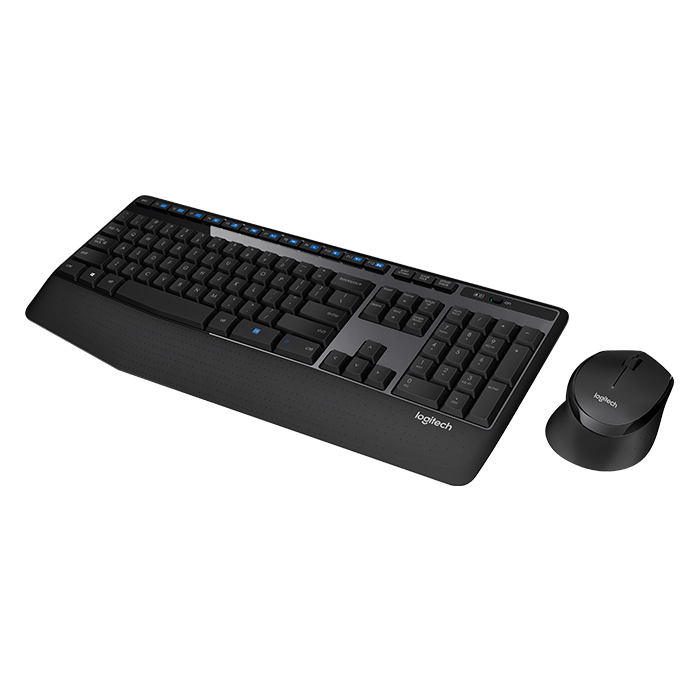 Keyboard + MOUSE Logitech Wireless Desktop MK345 Combo, SLO engraving