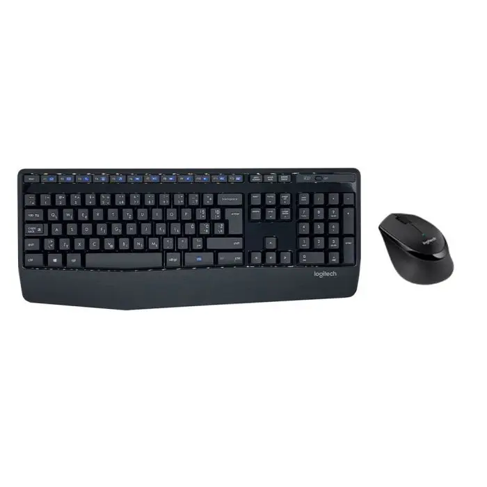 Keyboard + MOUSE Logitech Wireless Desktop MK345 Combo, SLO engraving