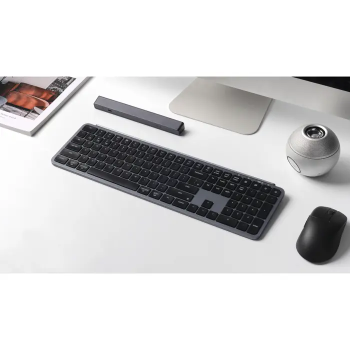 Keychron B6 Pro (gray/black, DE layout, scissor mechanism)
