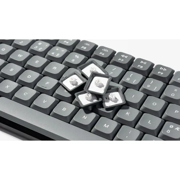 Keychron K3 Max (gray/orange, DE layout, Gateron Low Profile 2.0 Mechanical Red, hot-swap, aluminum frame, RGB)