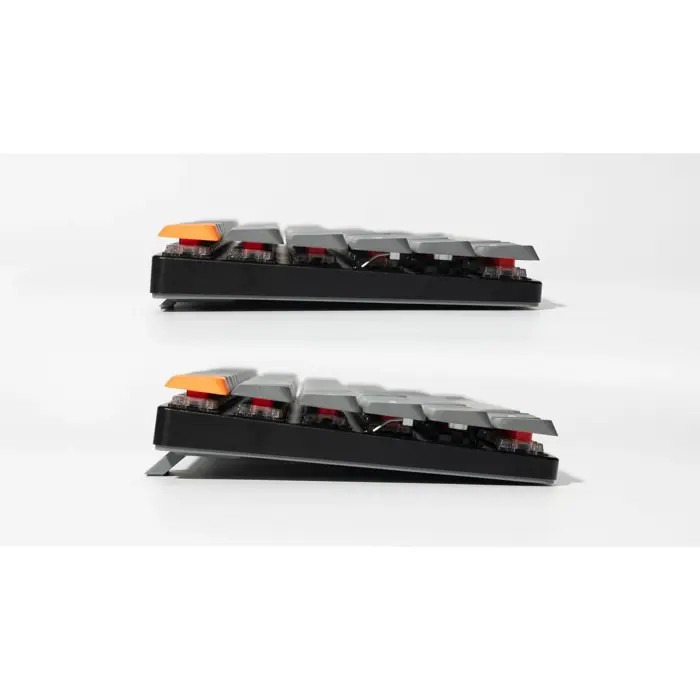 Keychron K3 Max (gray/orange, DE layout, Gateron Low Profile 2.0 Mechanical Red, hot-swap, aluminum frame, RGB)