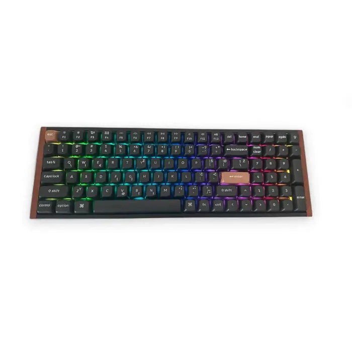 Keychron K4 HE Swappable RGB Backlight Aluminum, Mehanička tipkovnica, Black (Special Edition), (+HR znakovi), K4H