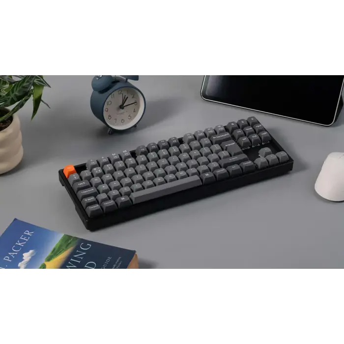 Keychron K8 Max Swappable RGB Backlight Aluminum, Mehanička tipkovnica, Black, /UK-veliki enter/ , (+HR znakovi), K8M