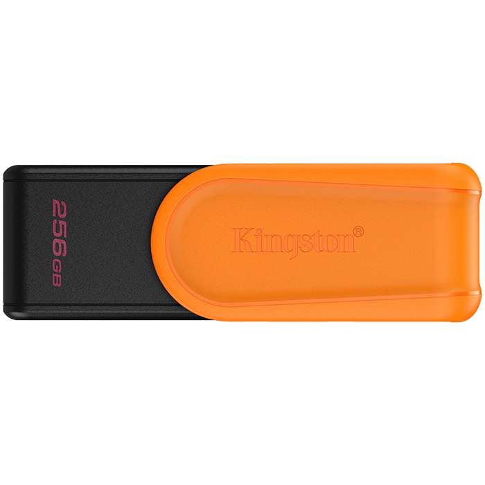 Kingston 256GB Portable USB 3.2 Gen 1 DataTraveler Exodia S (Black/Orange)