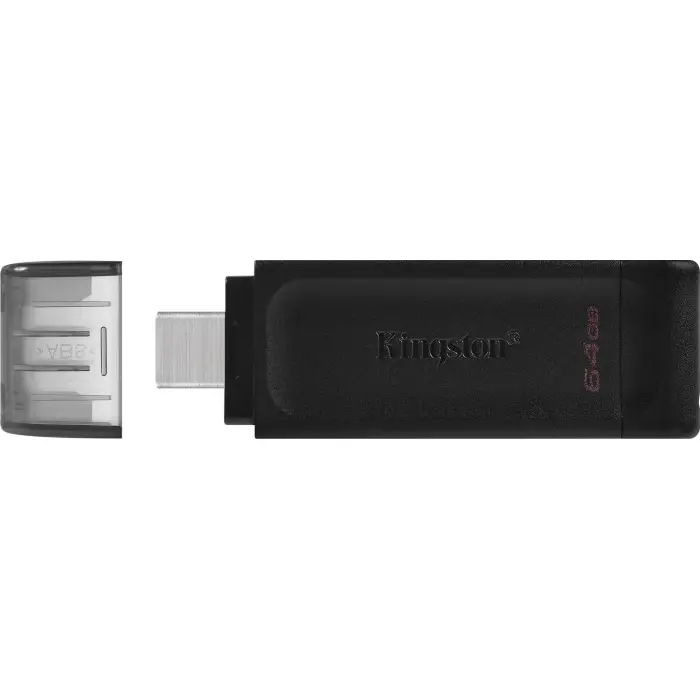 Kingston DataTraveler 70 64 GB, USB stick (black, USB-A 3.2 (5 Gbit / s))
