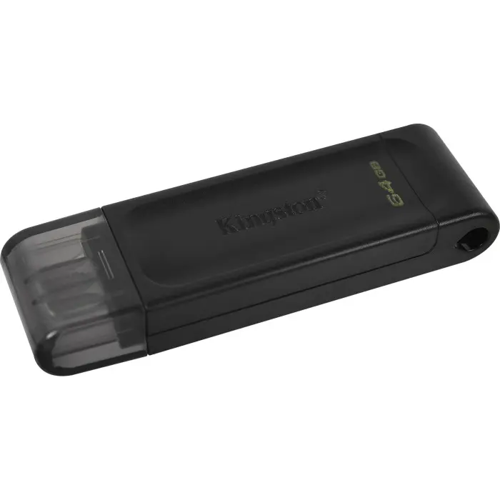 Kingston DataTraveler 70 64 GB, USB stick (black, USB-A 3.2 (5 Gbit / s))