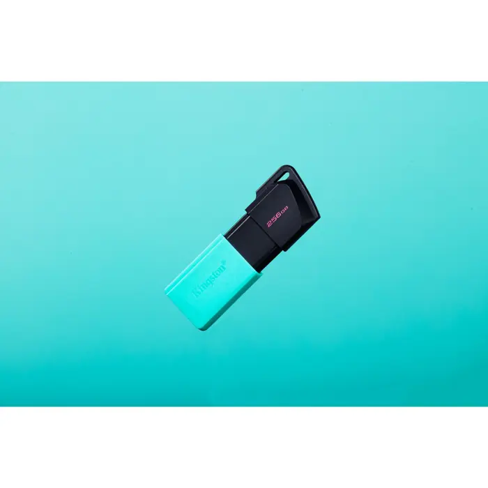 Kingston DataTraveler Exodia M 256 GB, USB stick (turquoise/black, USB-A 3.2 Gen 1)