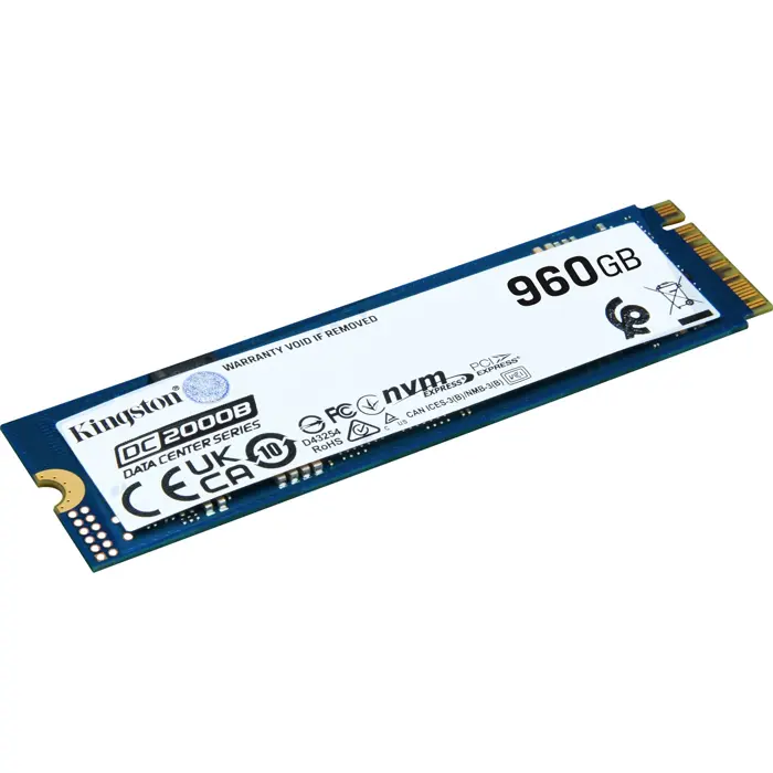Kingston DC2000B 960GB, SSD PCIe 4.0 x4, NVMe, M.2 2280