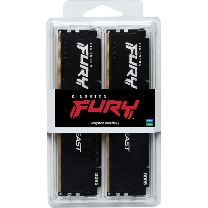 Kingston DDR5 16GB - 5600 - CL - 36 - Dual-Kit - KF556C36BBEK2-16, Beast
