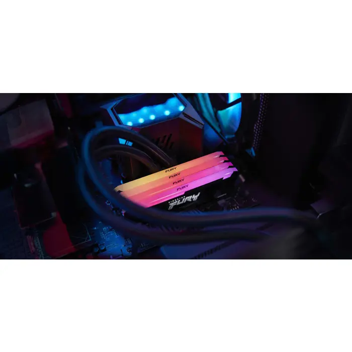 Kingston Technology FURY Beast 32GB 3200MT/s DDR4 CL16 DIMM (Kit of 2) RGB KF432C16BB2AK2/32